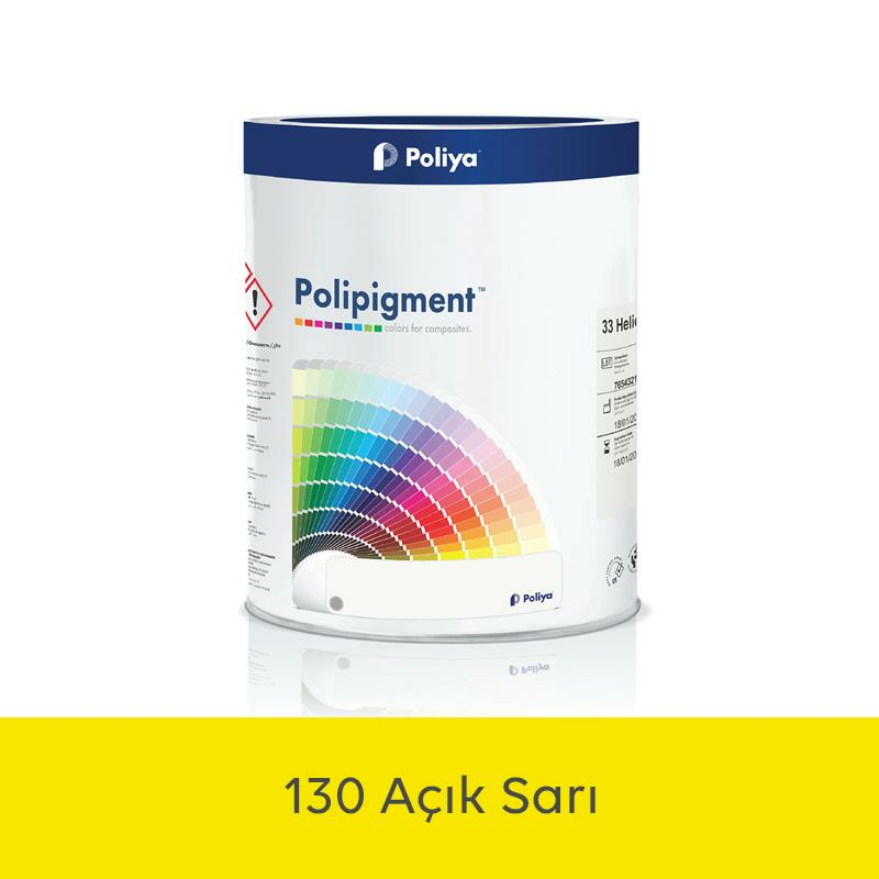 Poliya Polipigment Renk Pastaları 1 Kg 130 Açık Sarı