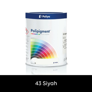 Poliya Polipigment Renk Pastaları 1 Kg 43 Siyah