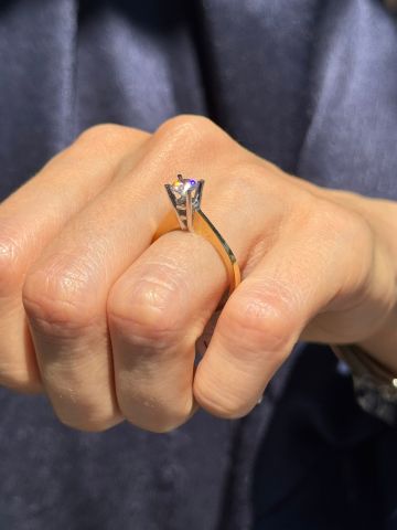 14K KRALİÇE KALP