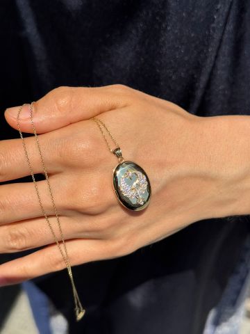 14K ANKA SEMBOL KAPAKLI KOLYE