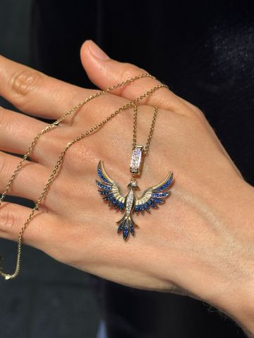 14K ATEŞKANAT KOLYE