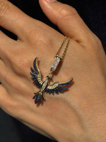 14K ATEŞKANAT KOLYE