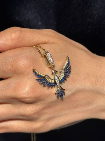 14K ATEŞKANAT KOLYE