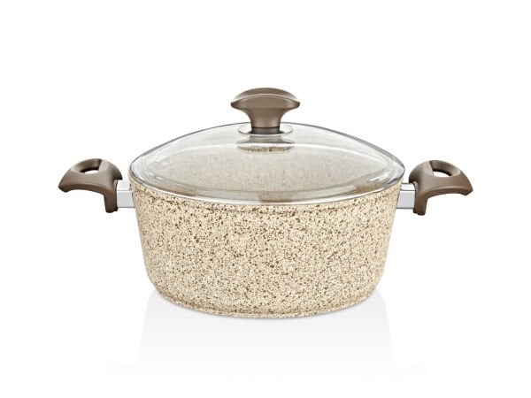 FALEZ CREAMY 22 CM DERİN TENCERE