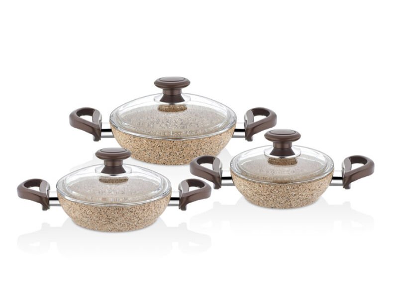 FALEZ CREAMY 6 PARÇA SAHAN SET