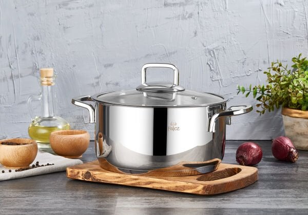 FALEZ VENTO 24 CM ÇELİK TENCERE