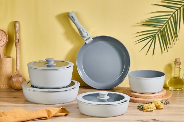 FALEZ AURIS X LARGE 9 PARÇA SET GRİ