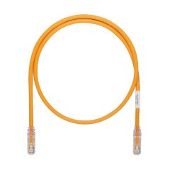 Kategori 6A (SD), her iki ucunda TX6A ™ 10Gig ™ Modüler Fişler, Orange, 19 ft 10 Gb / s UTP ara kablosu.