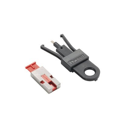 USB tip bir blok üzerinden aygıt, 5 cihazlar (kırmızı) ve 1 kaldırma aracı (siyah), polikarbonat ..