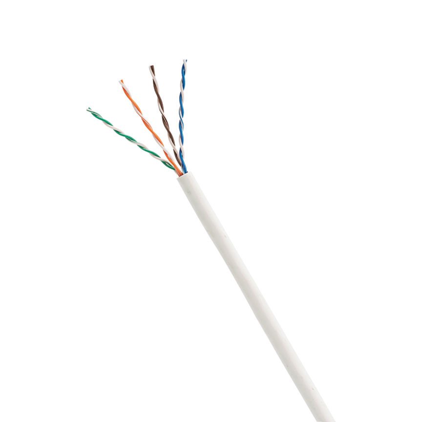 Bakır Kablo, Kategori 6, 4-çifti, 28 AWG, u / UTP, CM / LSZH (IEC60332-1) / LSZH (IEC 60332-3), mavi.