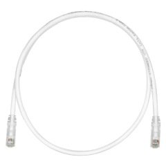 Bakır Patch Cord, Kedi 6, Kapalı Beyaz UTP Kablo, 40 Metre