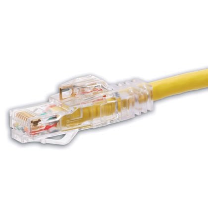 Kategori 6A, UTP modüler 10Gig ™ Patch Cord, 10.0 m, Siyah.