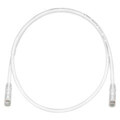 Bakır Patch Cord, Kedi 6, Kapalı Beyaz UTP Kablo, 50 Ayaklar