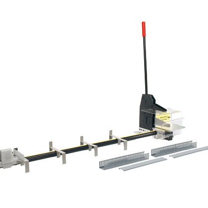 Bench monte kesici alet keser tam 78,74'' (2.0M) ölçü ölçeğine, genişliğinde ve 5.00'' yüksek 6.00'' ile yukarıya kanal ve kablo kanalı kapakları kablolama oluklu, güvenlik koruyuculuk içerir.