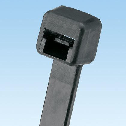 Tüm-Ty® Kilitleme bağlantı, standart kesiti, 11.5 (292 mm) uzunluğunda, ısıya kararlı hava şartlarına dayanıklı naylon 6.6, siyah