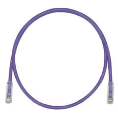 Kategori 6, her iki ucunda TX6 ™ PLUS Modüler Fiş ile UTP ara kablosu. Violet, 7 metre.