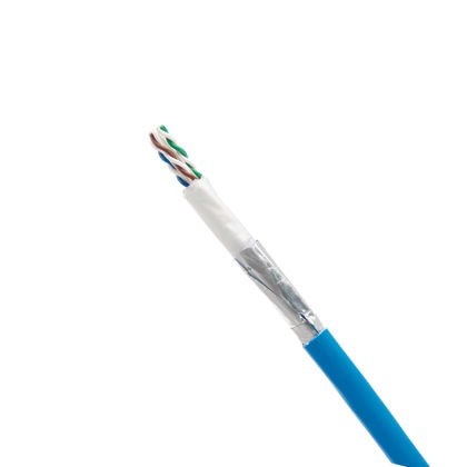 Kategori 6A 4-çifti, 23 AWG U / UTP bakır kablo siyah LSZH (IEC60332-1).