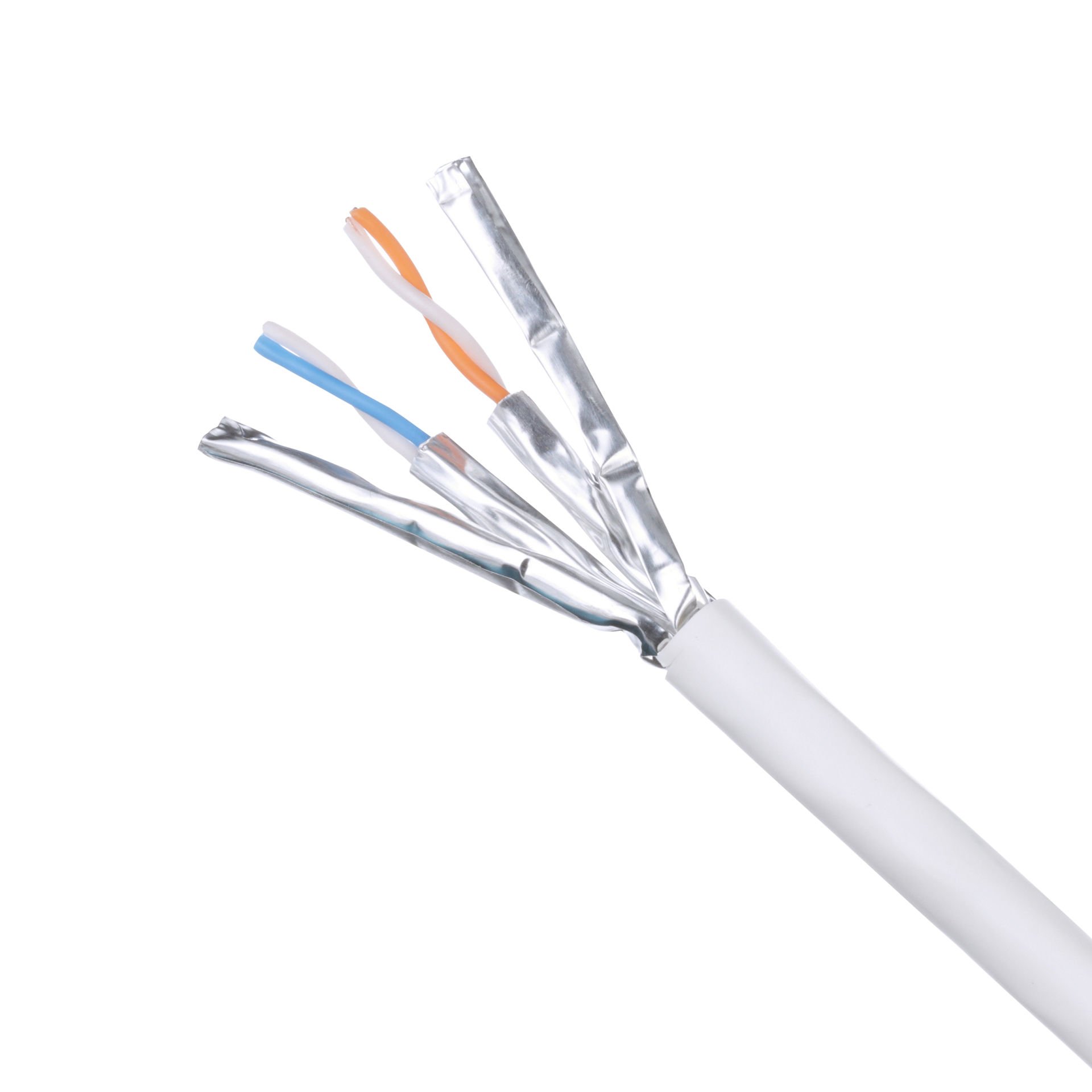 Bakır Kablo, Cat 6A, 4-çifti, 23 AWG, u / UTP, LSZH (IEC60332-1), EuroClass DCA-S2-d2-a-1, Mor, Avrupa palet, 305 m / 1000ft