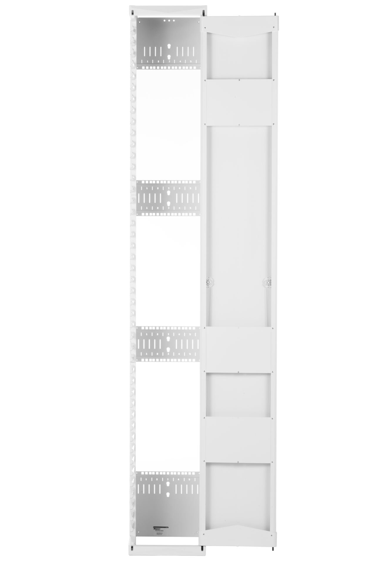 Panduit® Patchrunner® 2 Enhanced Dikey Kablo Yöneticisi çiftleri ultra yüksek yoğunluklu yeteneği ve eşsiz Sıfır RU yama özelliği ile çok yönlülük. kısmen monte edilmiş yöneticisi kolay bir kurulum ile dağıtım hızlandırmaya yardımcı olur. Aziz, Tek Tarafl