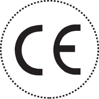 Siyah İletken tanımlama etiketi, 0.49'' (12.50mm) işaretleyici çapı, CE simgesi, polyester yapışkan / beyaz, 20 etiket / kart 10 kağıt / paket. Noktalı çizgi kesme hattını temsil eder ve etikette gösterilmez.