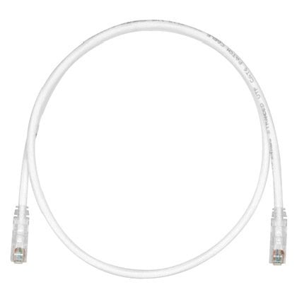 Bakır Patch Cord, Kedi 6, Kapalı Beyaz LSZH UTP Kablo, 17 Metre