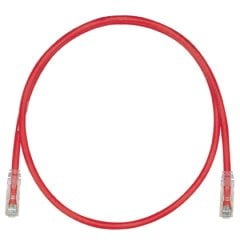 Bakır Patch Cord, Kedi 6, Kırmızı LSZH UTP Kablo, 19 Metre