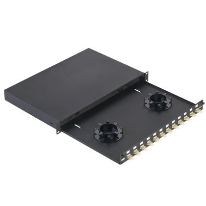 62.5 / 125 | mm (OM1) modlu fiber 12 LC dubleks adaptörleri ile NK Önceden yüklenmiş elyaf çekmece.