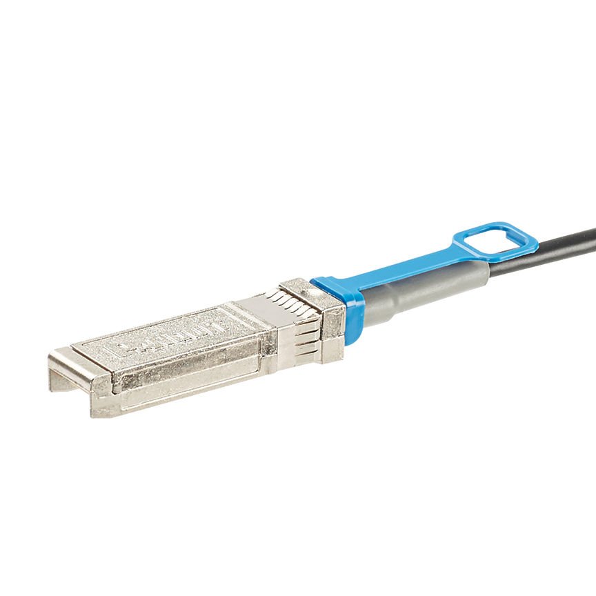 SFP28 25Gig Doğrudan Pasif Bakır kablo düzeneği, Siyah, 1 metre takın.