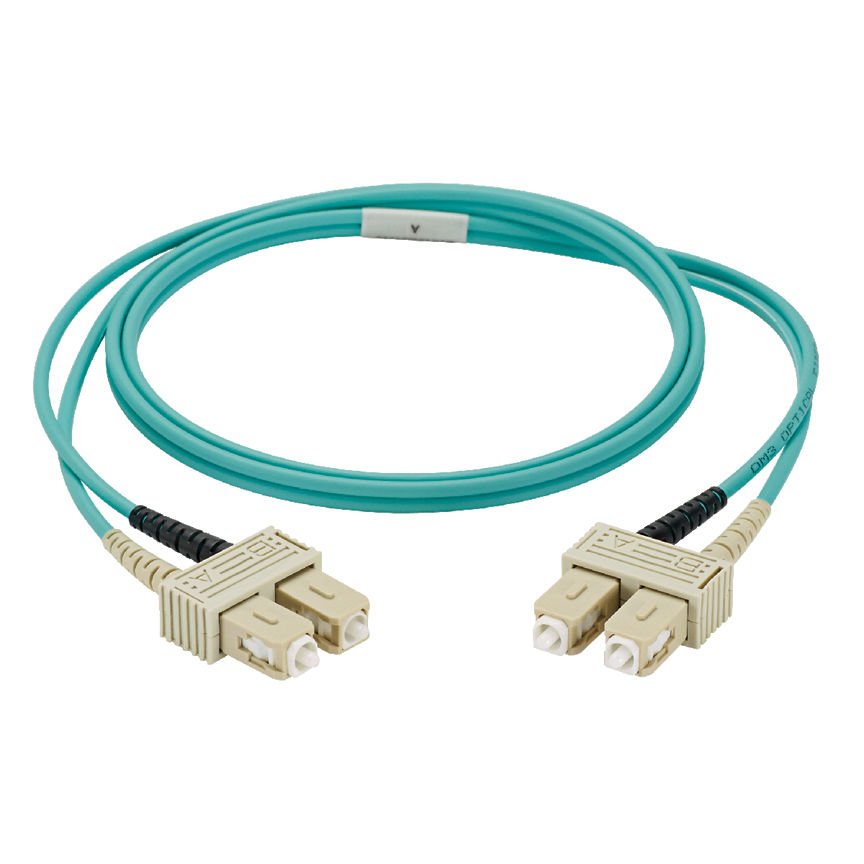 NetKey 2-lif OM1 SC dupleks SC dupleks yama kablosu, 3.0mm ceket ile, değerlendirilmiş düşük duman sıfır halojen (LSZH).