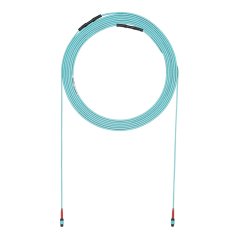 Eye, 84 Metre, Aqua Çekme 24 Elyaf OM4 HD Flex Kapalı Küçük Çap Gövde, LSZH, 24F MPO Kadın, Metot A, Optimize Edilmiş IL için 24F MPO Bayan,.