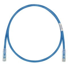 Bakır Patch Cord, Kedi 6, Mavi UTP Kablo, 18 Metre.