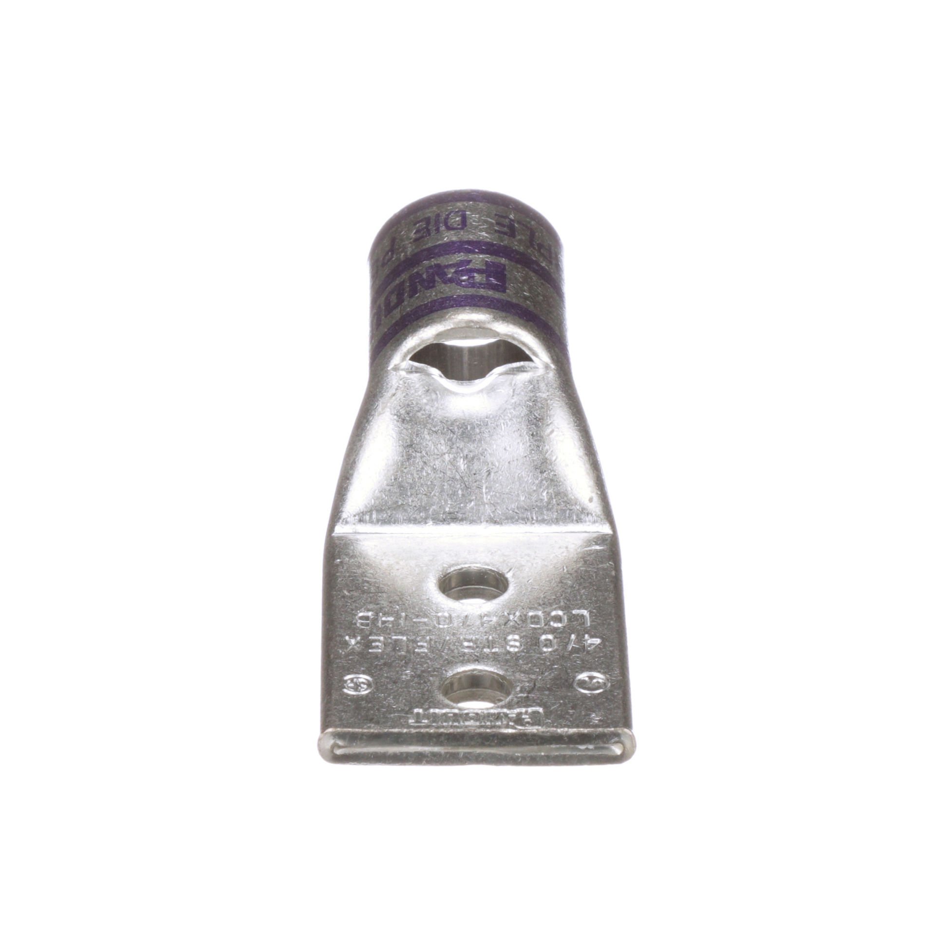 İki delikli, esnek yük sepeti, 4/0 AWG kablo, 1/4 saplama deliği, .75 delik açıklığı.