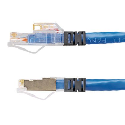 alan PanView iQ ™ patch panel, Communications (CM), 3.0 m, Blue ile kullanım için Kategori 6 UTP bağlantı ara kablosu.