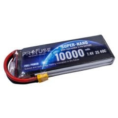 2S 7.4V 10000mAh 40C LiPo Battery