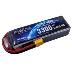 4S 14.8V 3300mAh 40C LiPo Battery
