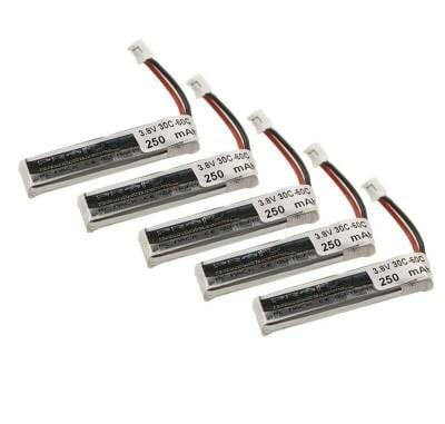 Profuse 1S 3.8V 250mAh 30/60C Drone LiPo Battery Set - 5 Packs