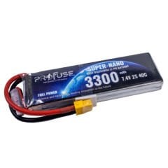 2S 7.4V 3300mAh 40C LiPo Battery