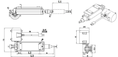 SKG 12V 150mm 10W Linear Actuator Motor