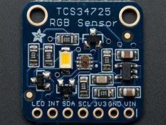 RGB Color Sensor with IR Filter and White LED - TCS34725