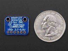 MCP4725 12-bit de canal ADC