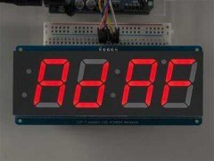 4 Digits 0.56'' 7-Segment I2C Screen (Red)