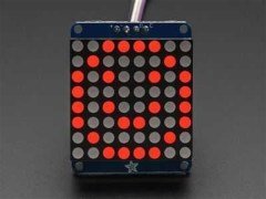 8x8 1.2'' Small I2C LED Matrix (Red)
