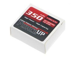 Fuerza-Up 350 maH 1S 3.7V batería de Lipo - mini aviones no tripulados de la batería