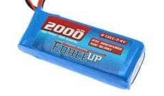Force-Up  2000 maH 2S 7.4V Lipo  Battery