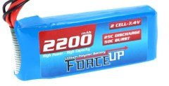 Fuerza-Up 2200 mAh 2S 7.4V batería lipo