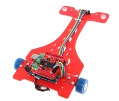 El rápido seguidor de línea Robot Kit - Montado