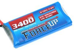 Fuerza-Up 3400 maH 2S 7.4V batería lipo
