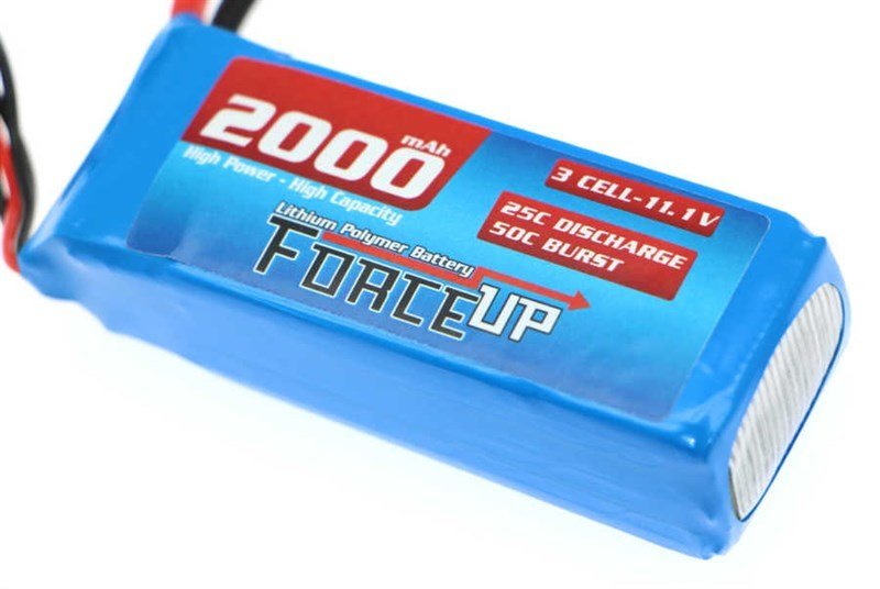 Force-Up  2000 maH 3S 11.1V Lipo  Battery