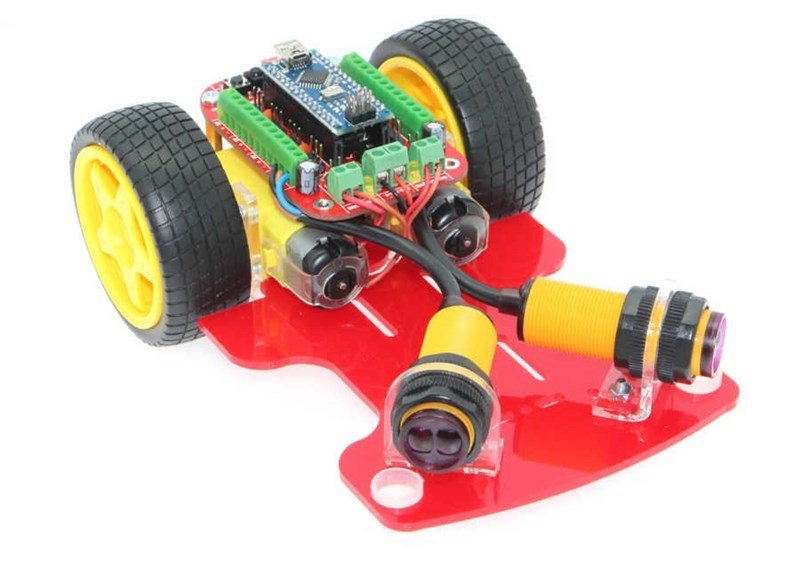 Alfa evitación de obstáculos Robot Kit - sin montar