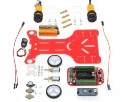 Obstáculo beta evitación Robot Kit - sin montar